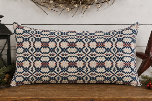 PATRIOTS KNOT BRICK/NAVY/LINEN SHAM